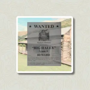 "Big Haley" Sticker (4" x 4")